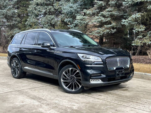2020 Lincoln Aviator for sale at LUXURY AUTO DEALS LLC in Northville MI