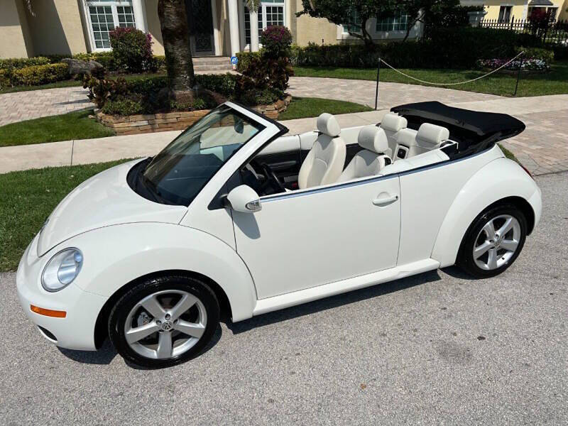 2007 Volkswagen New Beetle Convertible for sale at B2 AUTO SALES in Pompano Beach, FL