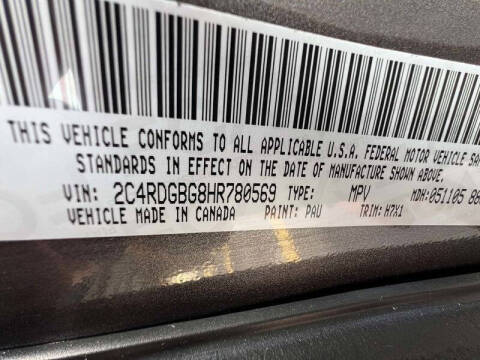2017 Dodge Grand Caravan SE