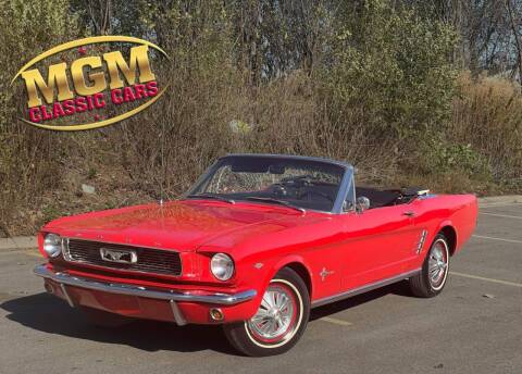1966 Ford Mustang for sale at MGM CLASSIC CARS in Addison IL
