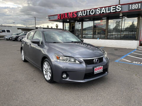 2012 Lexus CT 200h for sale at Adams Auto Sales CA in Sacramento CA