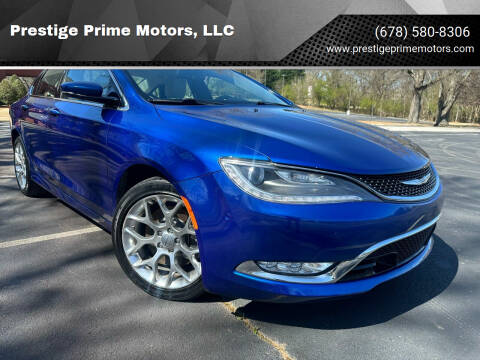 2015 Chrysler 200 for sale at Prestige Prime Motors, LLC in Buford GA