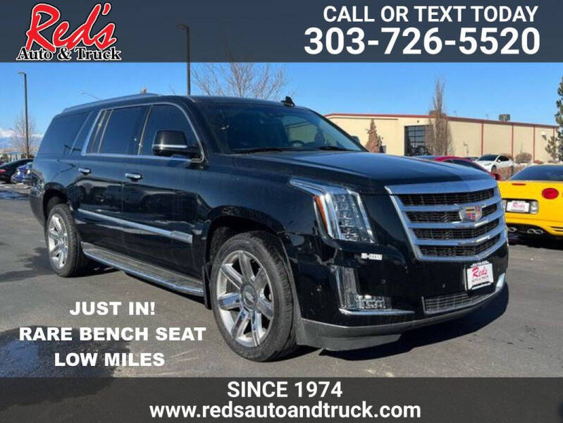 2019 Cadillac Escalade ESV for sale at Red's Auto and Truck in Longmont CO