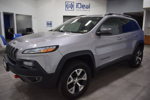 2017 Jeep Cherokee for sale at iDeal Auto Imports in Eden Prairie MN