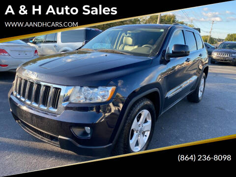 2011 Jeep Grand Cherokee for sale at A & H Auto Sales in Greenville SC