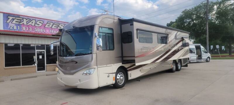 2012 AMERICAN REVOLUTION REVOLUTION 42W TAG AXLE for sale at Texas Best RV in Houston TX