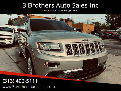 2014 Jeep Grand Cherokee for sale at 3 Brothers Auto Sales Inc in Detroit MI