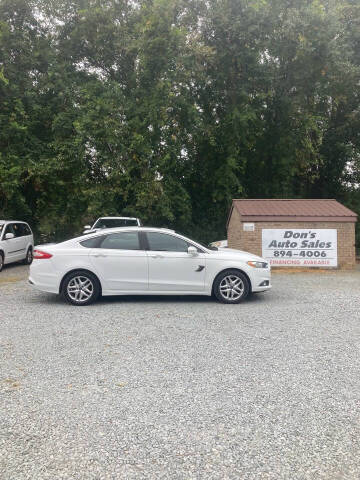 2013 Ford Fusion for sale at Don's Auto Sales in Benson NC