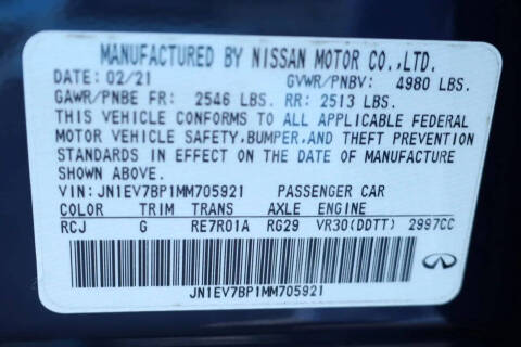 2021 Infiniti Q50 Luxe