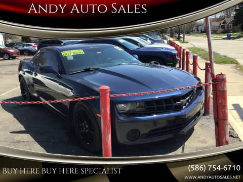 2012 Chevrolet Camaro for sale at Andy Auto Sales in Warren MI