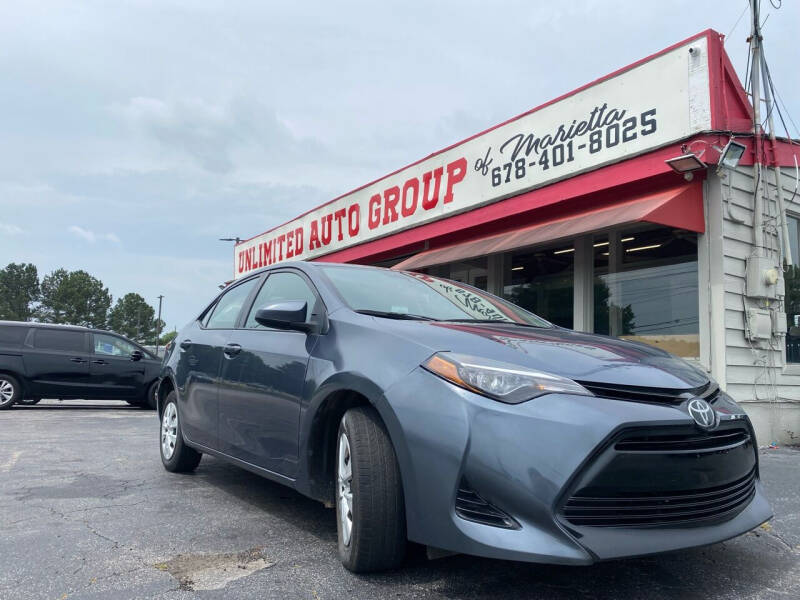 2018 Toyota Corolla for sale at Unlimited Auto Group of Marietta in Marietta GA