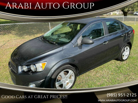2016 Chevrolet Sonic for sale at Arabi Auto Group in Lacombe LA