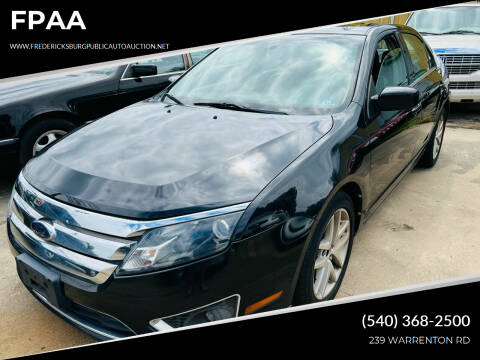 2010 Ford Fusion for sale at FPAA in Fredericksburg VA