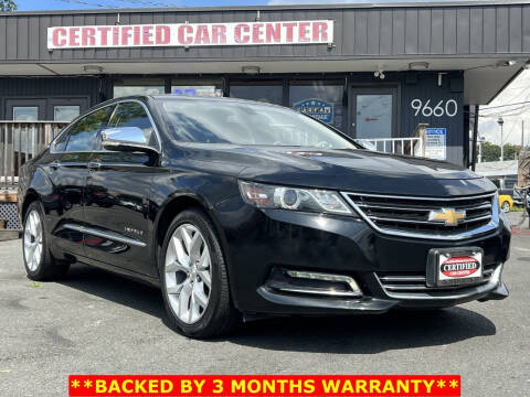 2018 Chevrolet Impala for sale at CERTIFIED CAR CENTER in Fairfax VA