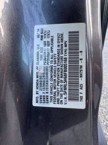 2015 Honda Odyssey