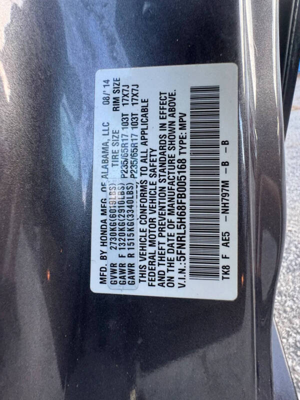 2015 Honda Odyssey