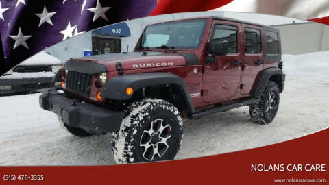2010 Jeep Wrangler Unlimited for sale at Nolans Car Care in Syracuse NY