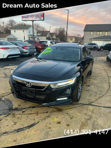 2019 Honda Accord for sale at Dream Auto Sales in South Milwaukee WI