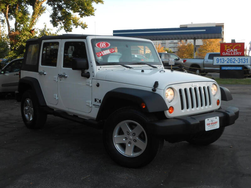 2008 Jeep Wrangler Unlimited for sale at KC Car Gallery in Kansas City KS