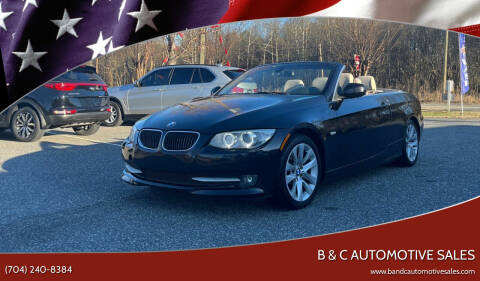 2013 BMW 3 Series for sale at B & C AUTOMOTIVE SALES in Lincolnton NC