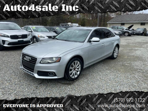 2012 Audi A4 for sale at Auto4sale Inc in Mount Pocono PA