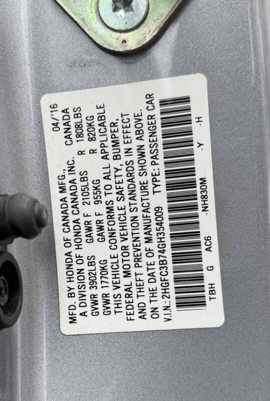 2016 Honda Civic EX-L