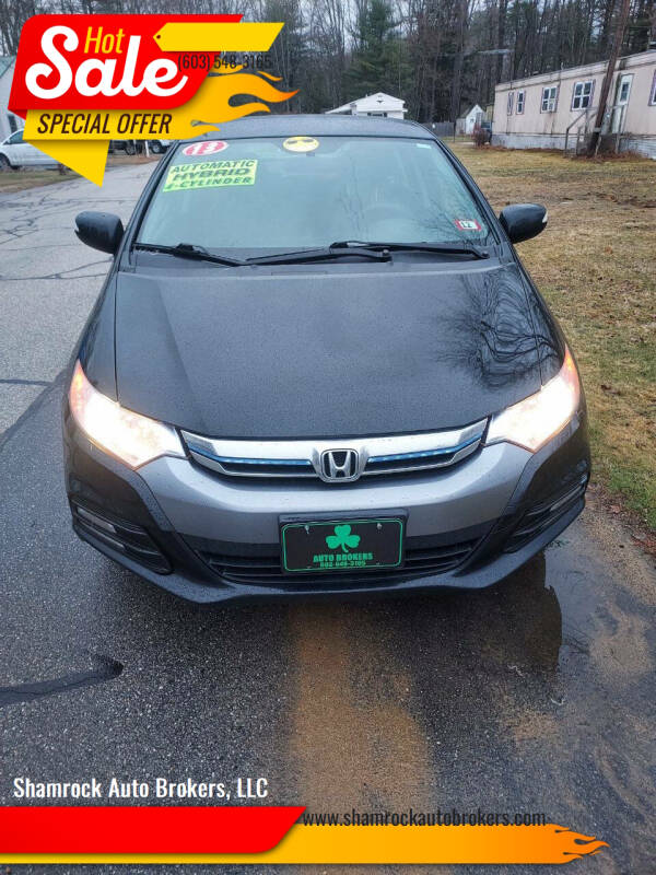2013 Honda Insight for sale at Shamrock Auto Brokers, LLC in Belmont NH