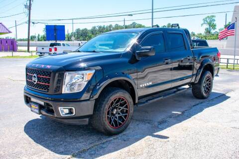 2017 Nissan Titan for sale at Bay Motors in Tomball TX