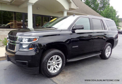 2015 Chevrolet Tahoe for sale at DEALS UNLIMITED INC in Portage MI