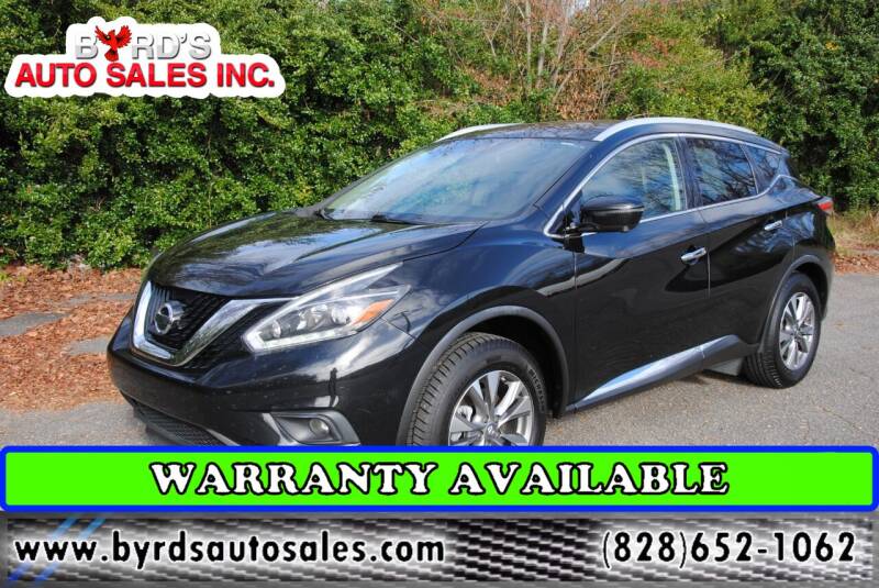 2018 Nissan Murano for sale at Byrds Auto Sales in Marion NC