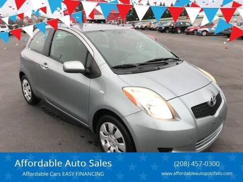 2007 Toyota Yaris for sale at Affordable Auto Sales in Post Falls ID