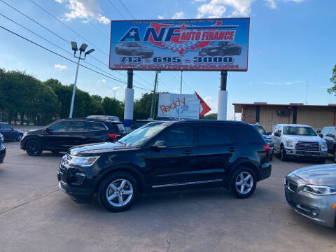 2018 Ford Explorer for sale at ANF AUTO FINANCE in Houston TX