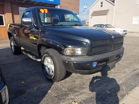 1997 Dodge Ram Pickup 1500 for sale at BELLEFONTAINE MOTOR SALES in Bellefontaine OH