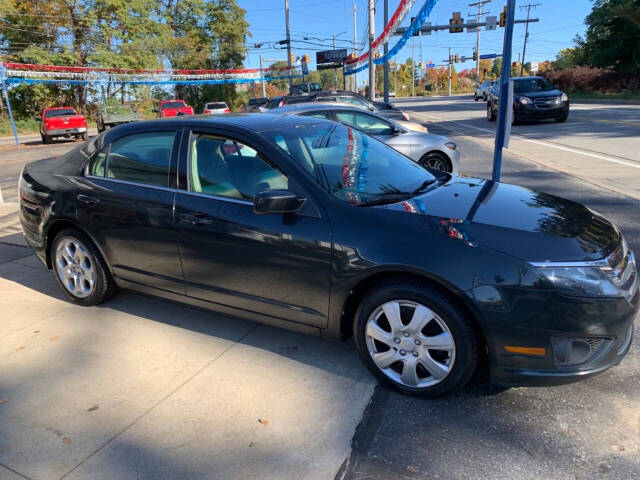 2010 Ford Fusion for sale at Chuckie Bizzarro's Fleetwing Auto in Erie, PA