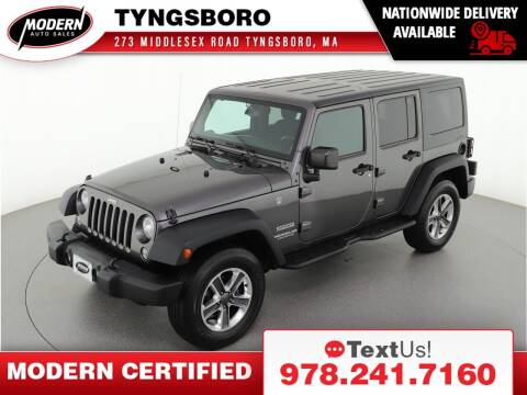 2017 Jeep Wrangler Unlimited for sale at Modern Auto Sales in Tyngsboro MA