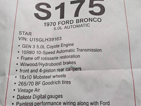 1970 Ford Bronco