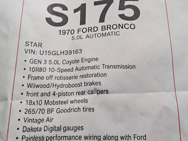 1970 Ford Bronco