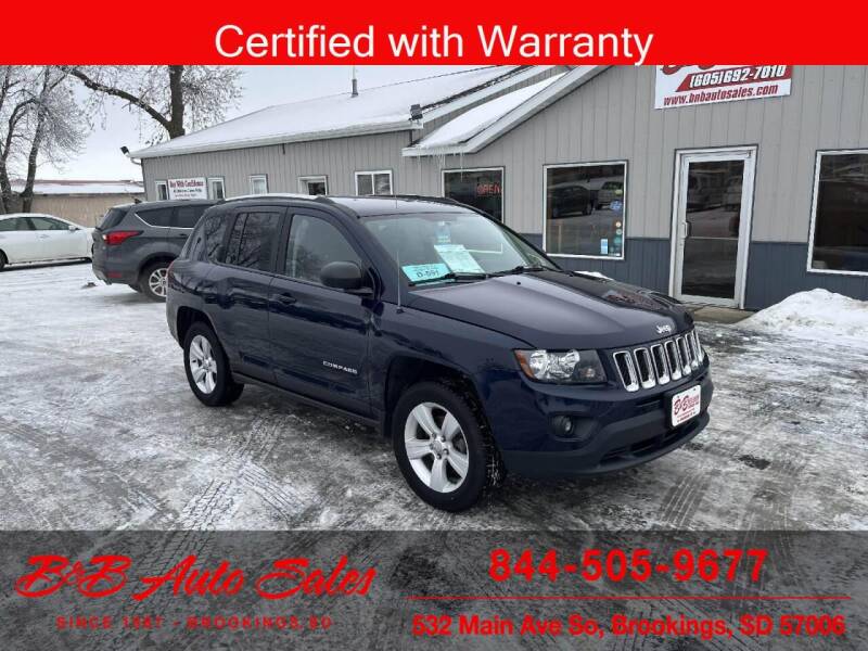 2014 Jeep Compass for sale at B & B Auto Sales in Brookings SD