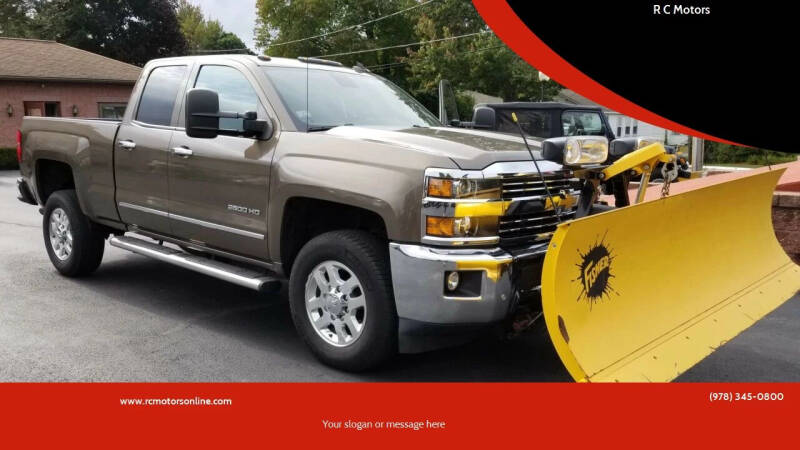 2015 Chevrolet Silverado 2500HD for sale at R C Motors in Lunenburg MA