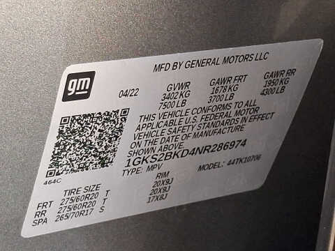 2022 GMC Yukon SLT