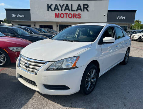 2014 Nissan Sentra for sale at KAYALAR MOTORS in Houston TX