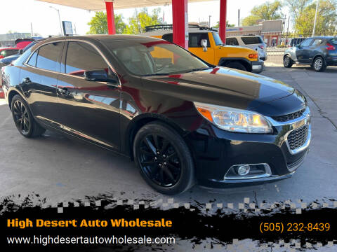2014 Chevrolet Malibu for sale at High Desert Auto Wholesale in Albuquerque NM