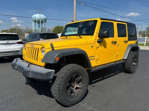 2015 Jeep Wrangler Unlimited for sale at Borderline Auto Sales in Milford OH