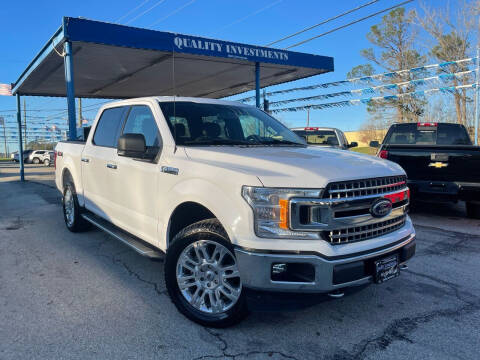 2018 Ford F-150 for sale at Quality Investments in Tyler TX