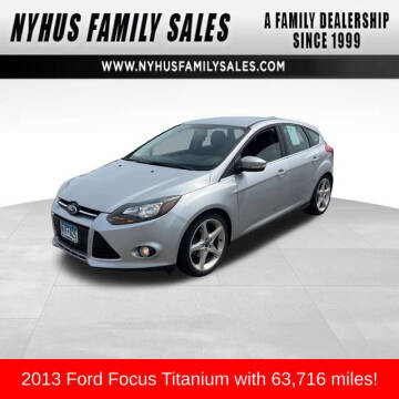 2013 Ford Focus for sale at Nyhus Family Sales in Perham MN