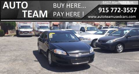 2014 Chevrolet Impala Limited for sale at AUTO TEAM in El Paso TX