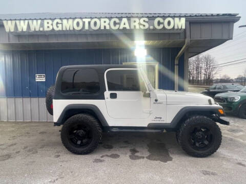 2004 Jeep Wrangler for sale at BG MOTOR CARS in Naperville IL