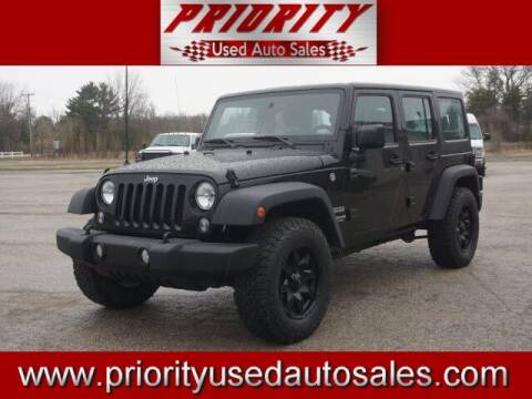 2016 Jeep Wrangler Unlimited for sale at Priority Auto Sales in Muskegon MI
