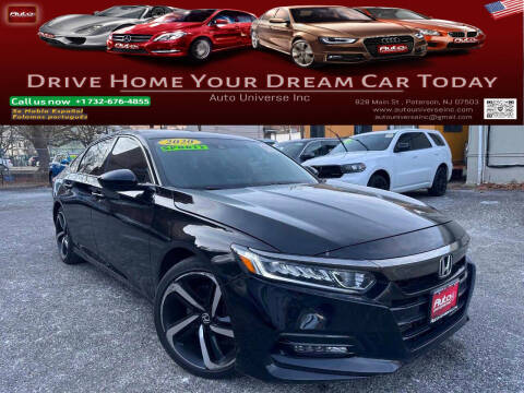 2020 Honda Accord for sale at Auto Universe Inc in Paterson NJ