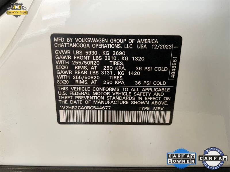 2024 Volkswagen Atlas SE 4Motion